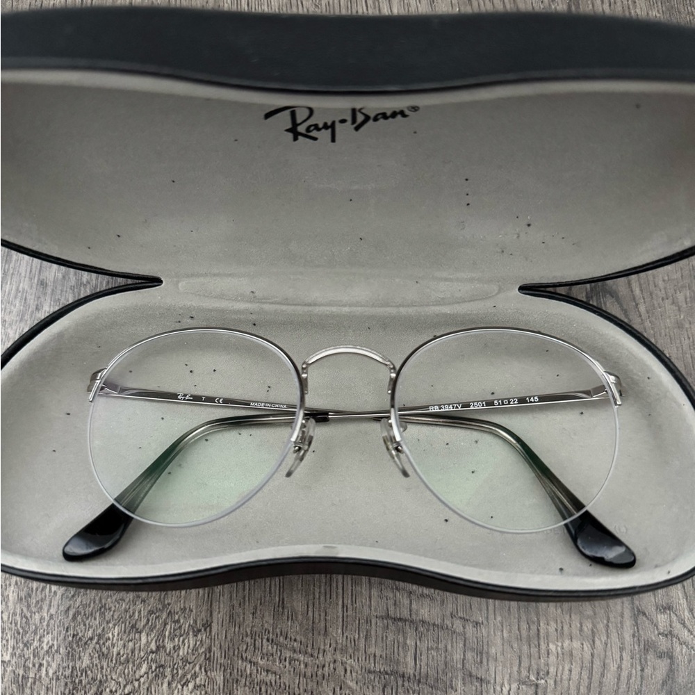 Ray-Ban Silver Metal Frame prescription Glasses